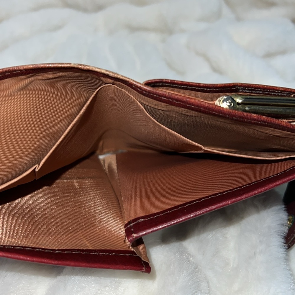 Vintage Rolf’s Cowhide Leather Hand Made Stitched Key Lock Bifold Wallet - Picture 7 of 13